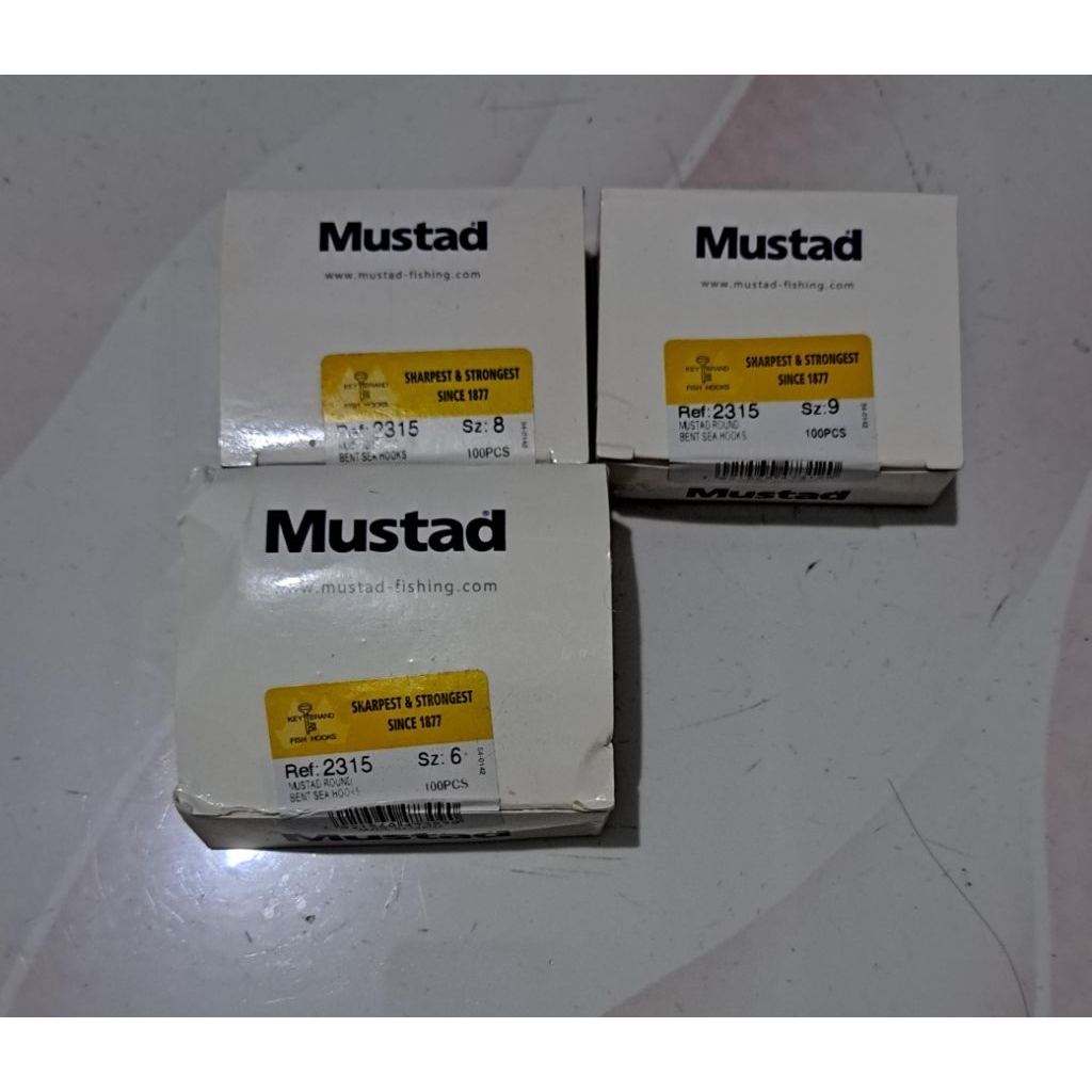 Mata Pancing Kail Mustad 2315 No.6-20 Sharpest & Strongest Tajam & Kuat
