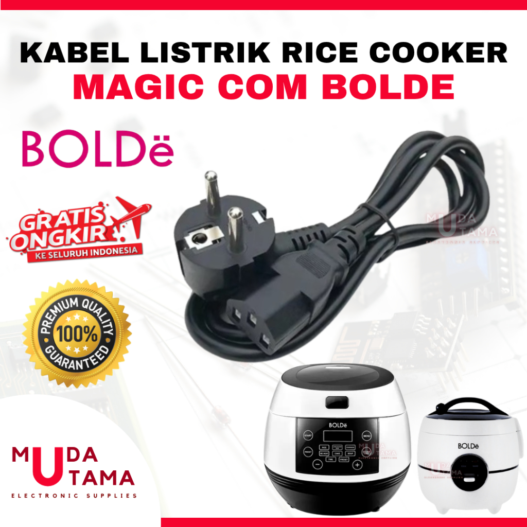 Kabel Rice Cooker MagicCom BOLDE | Cok Kabel MagicCom BOLDE | Kabel Listrik Magic Com BOLDE | Kabel 