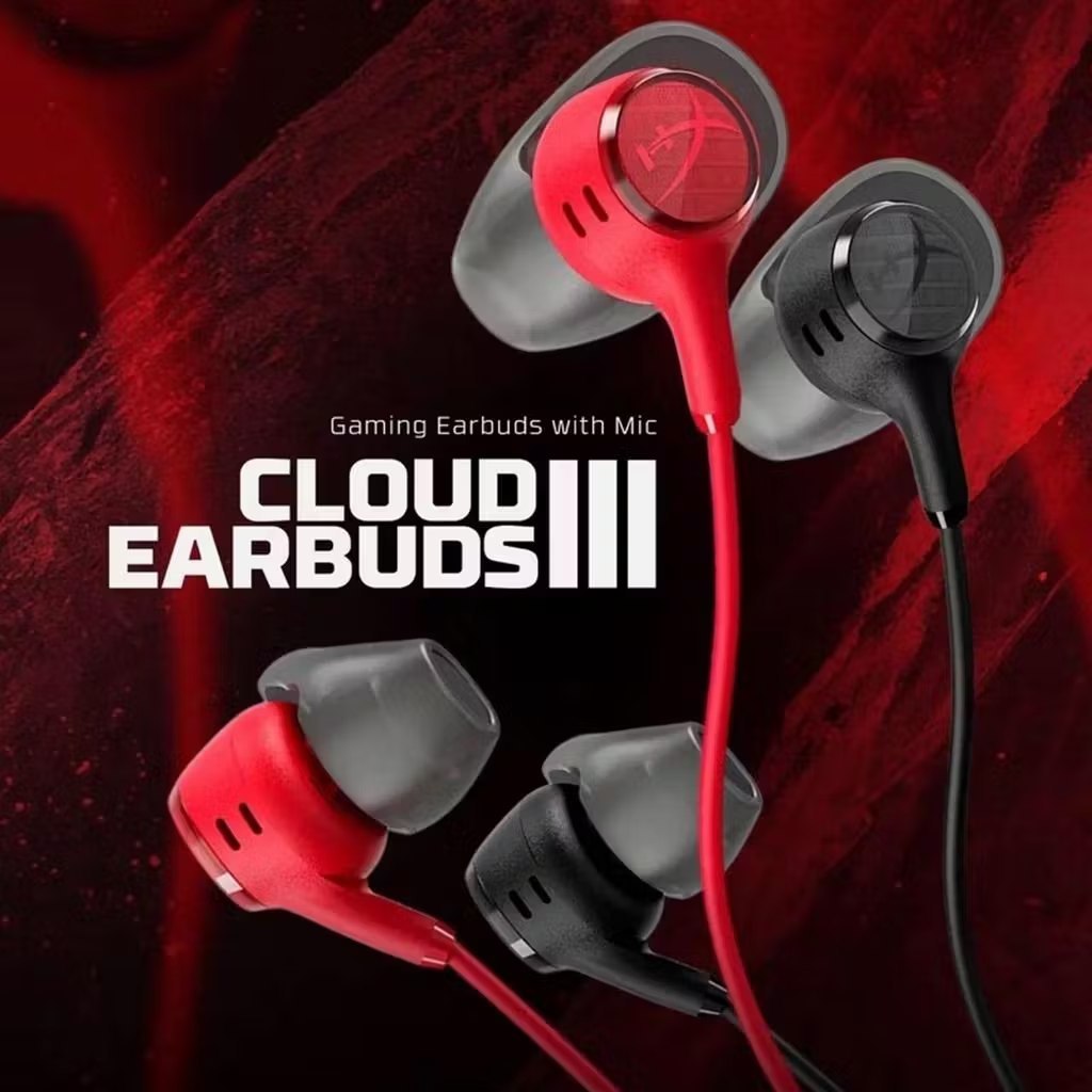 EL   HyperX Cloud Earbuds III 3 / Earbuds III S / Earbuds II Gaming Earbuds with Mic | Headset Gamin