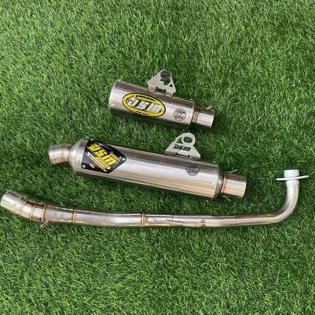 Knalpot jupiter vega smash grand c70 supra z1 bas adem dan gahar original dsm racing type jenong dan
