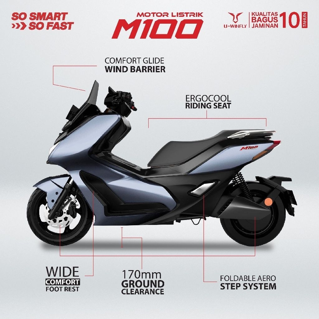 motor listrik winfly m100