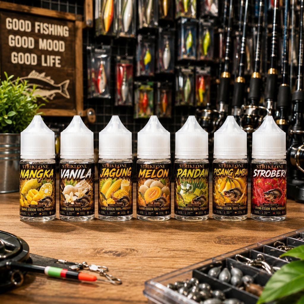 Biang Essen Strike One Premium 30ml – Essen Mancing Pekat & Ampuh Segala Kondisi