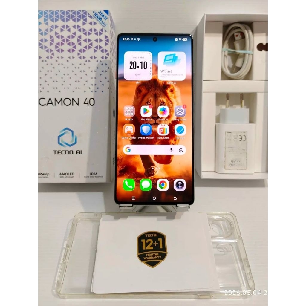 Tecno Camon 40 Ram 8/256 Fullset No Minus