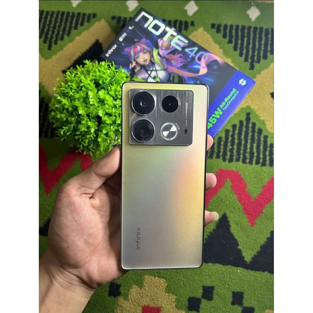 Infinix Note 40 Fullset Ram 8/256 minus Lecet Pemakaian Aja