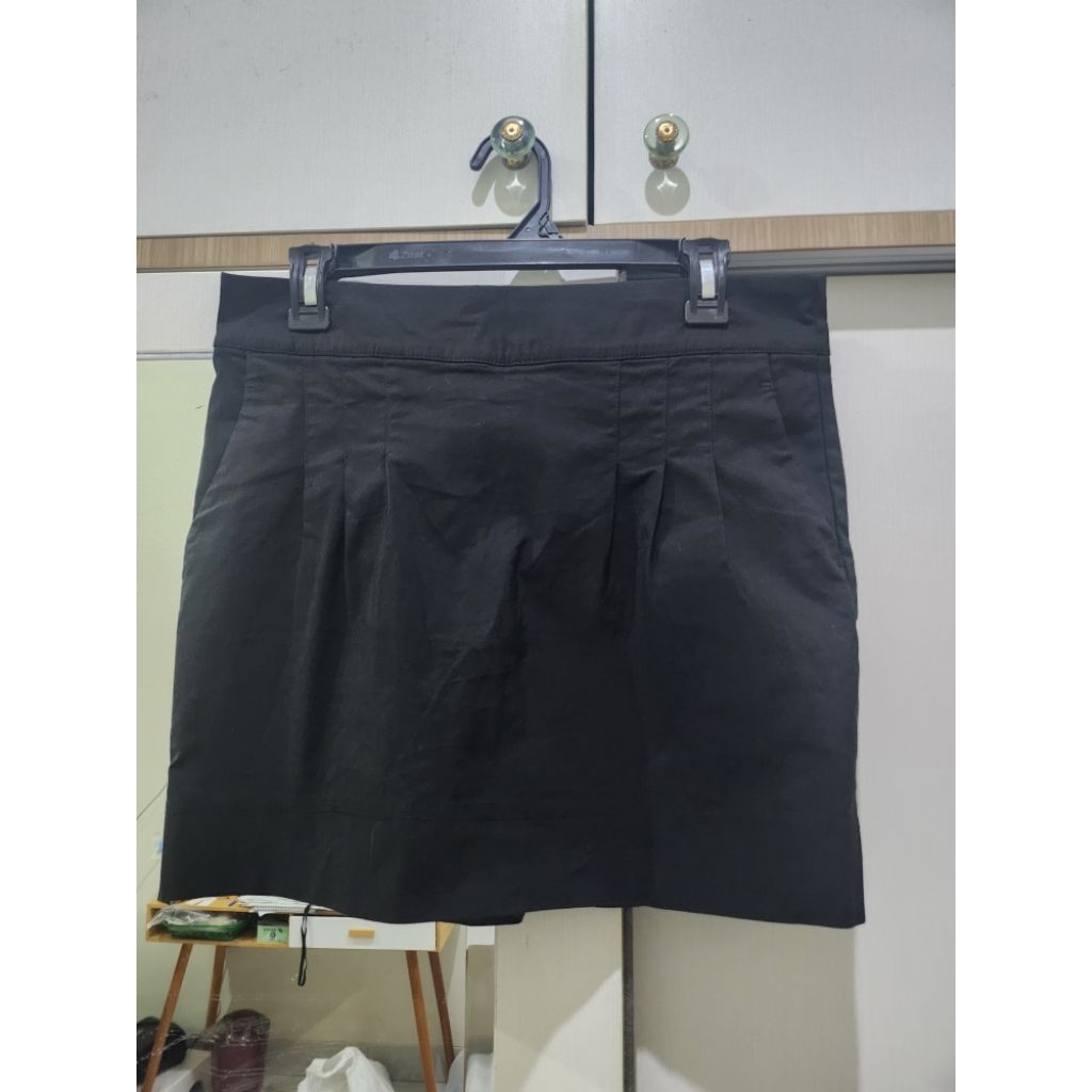 A5 rok mini cewek hitam polos