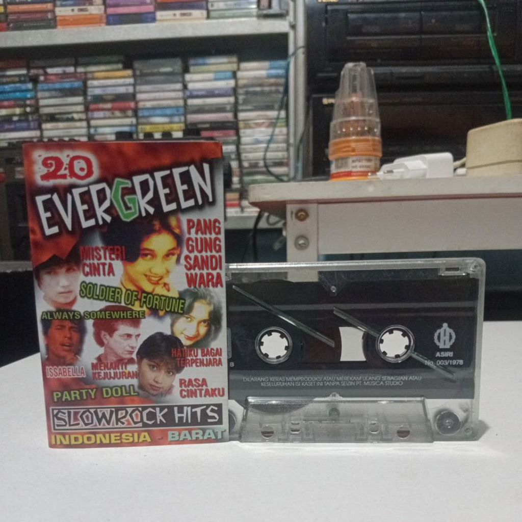 Kaset pita SLOWROCK HITS (20 evergreen)