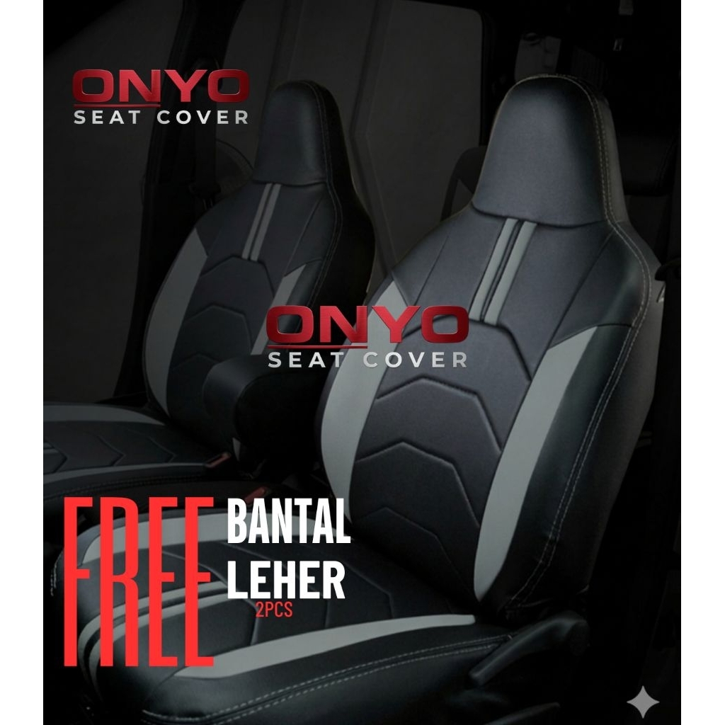 PROMO  Cover Jok Mobil Toyota Agya 2014-2026 Full Set Dua Baris