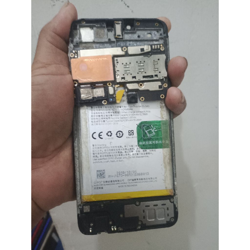 oppo a3s minus lcd