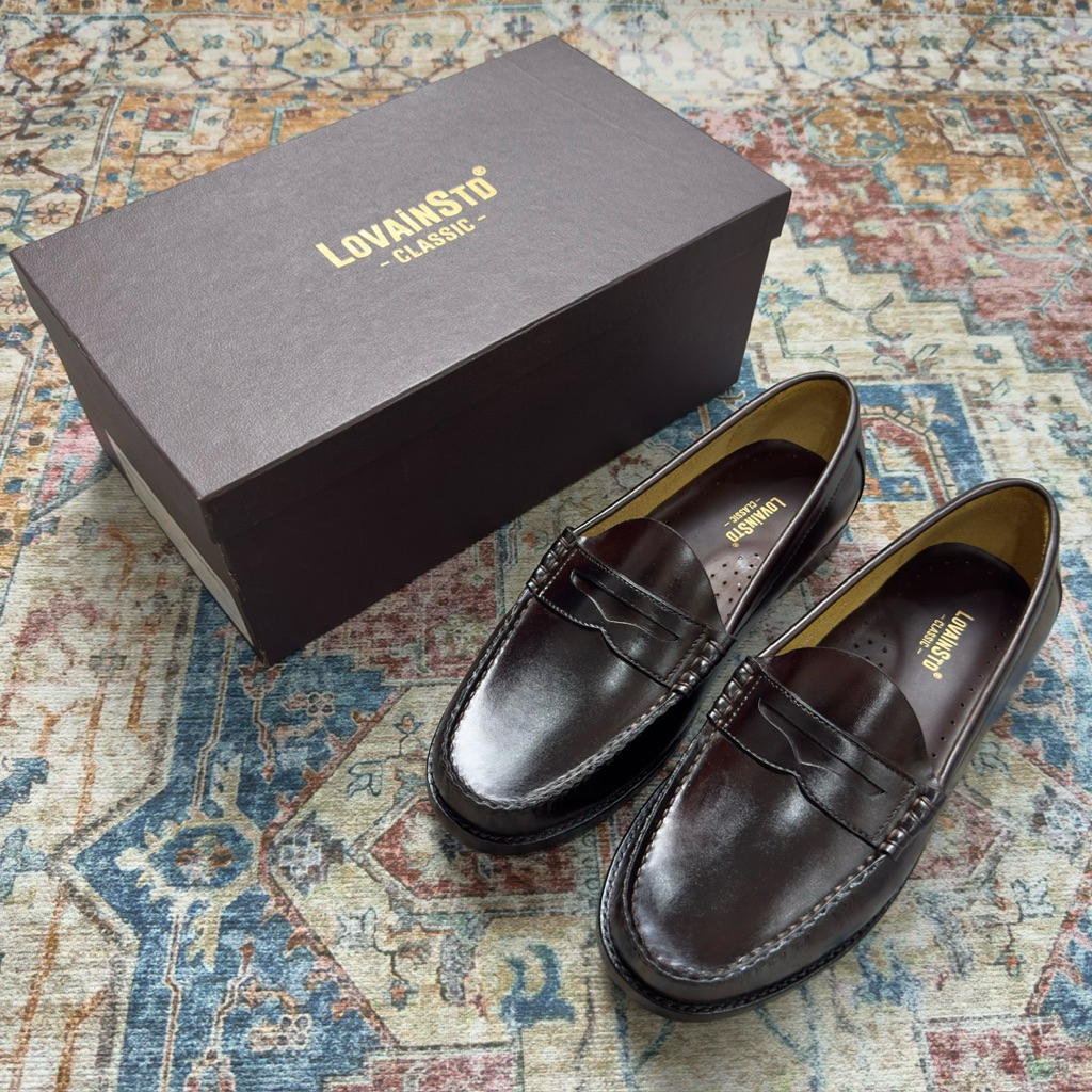 Mocassin Loafers V4 Dark Brown Espresso by Lovain Studio