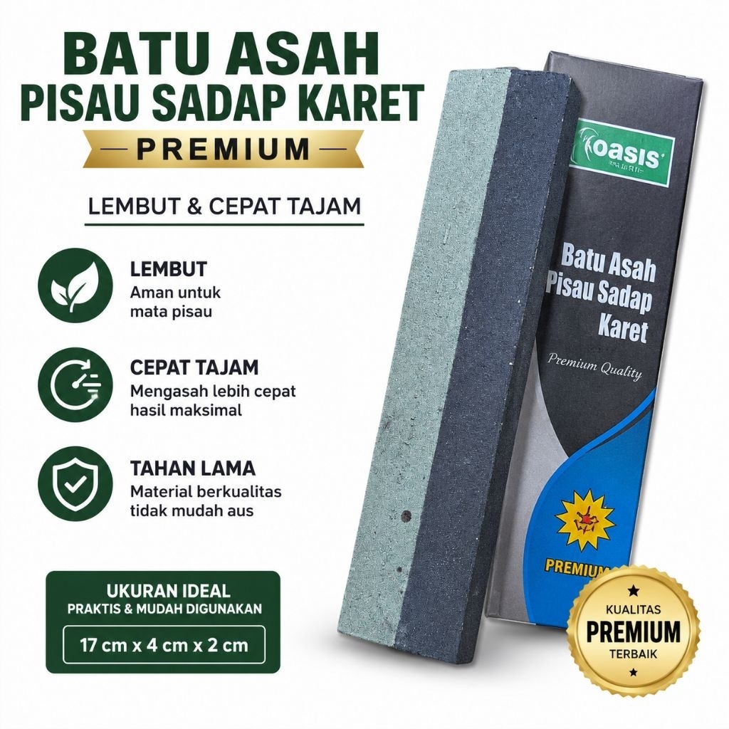 Batu asah osiris, batu asah pisau  deres, batubasah pisau sadap karet