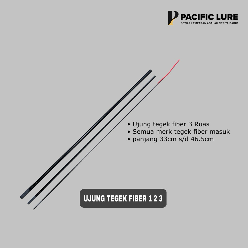 Ujung tegek fiber no 1,2,3 semua merk masuk universal