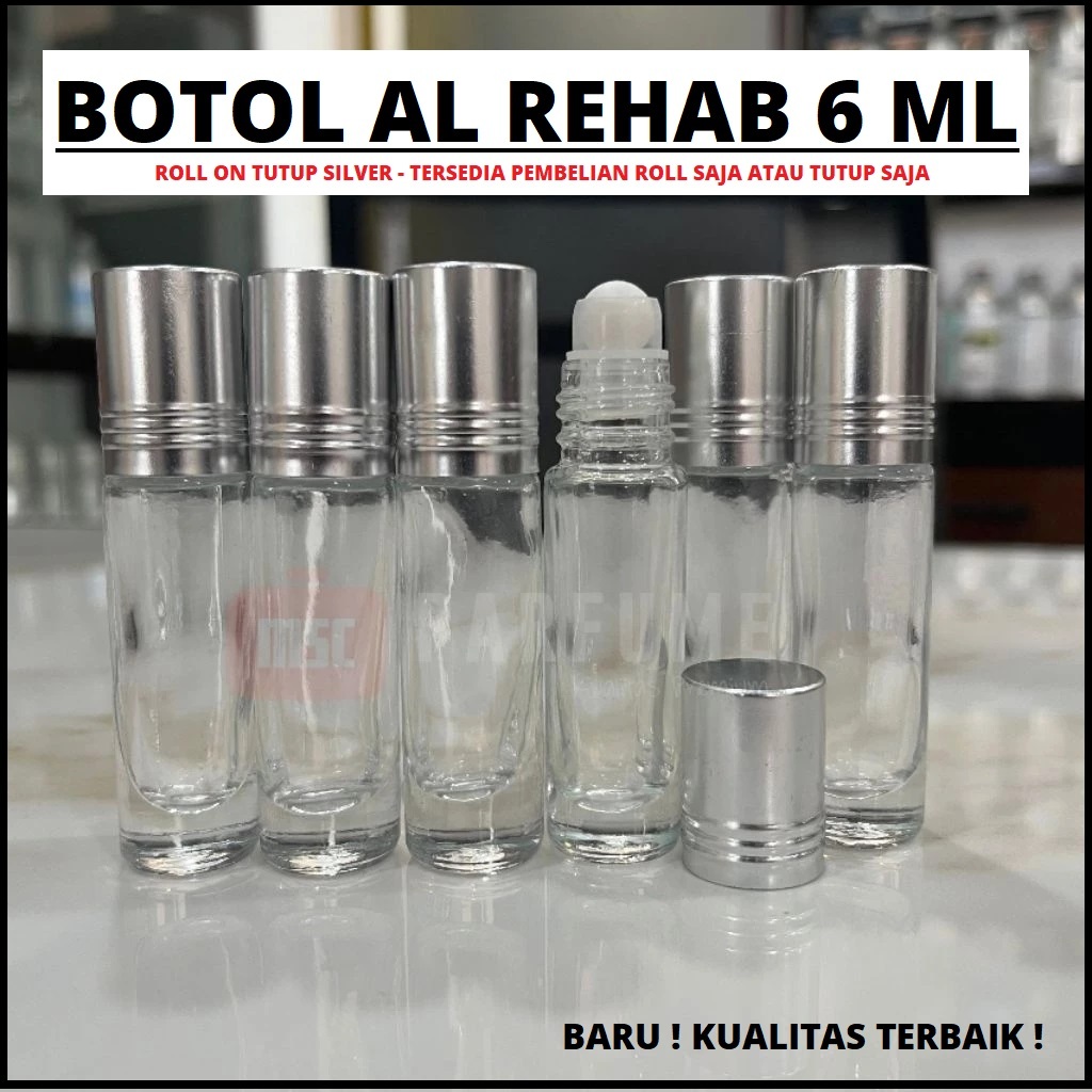 Botol roll on silver al rehab 6 ml