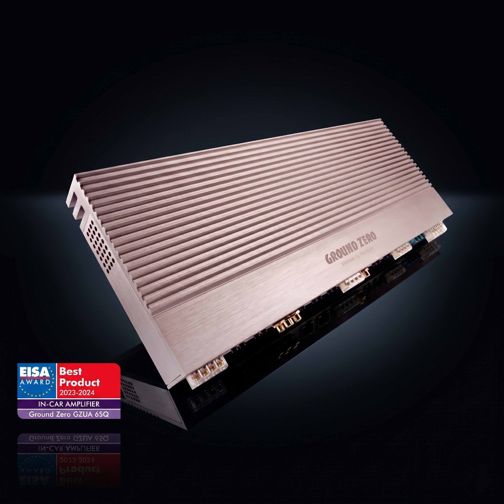 Power Amplifier Mobil 6 Channel Ground Zero GZUA 6SQ Uranium Series Sound Quality Class AB Original