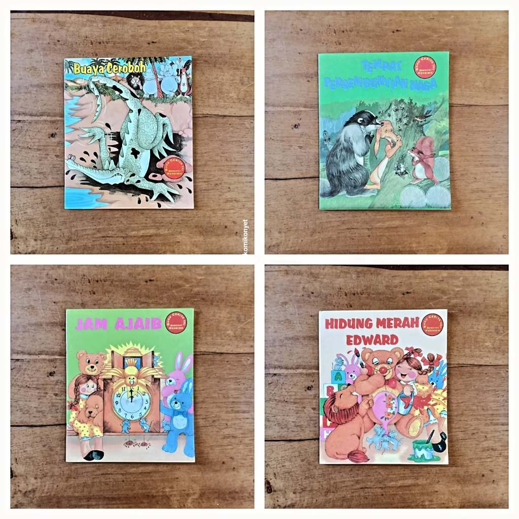 Paket Buku Anak Vintage Seri Buku Cerita Ini Bersifat Mendidik Kondisi Bekas Layak Koleksi