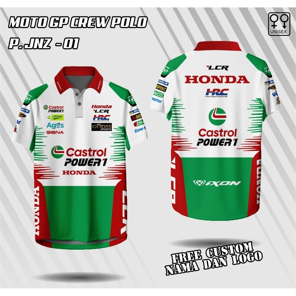jersey polo honda LCR JOHANN ZARCO TEAM