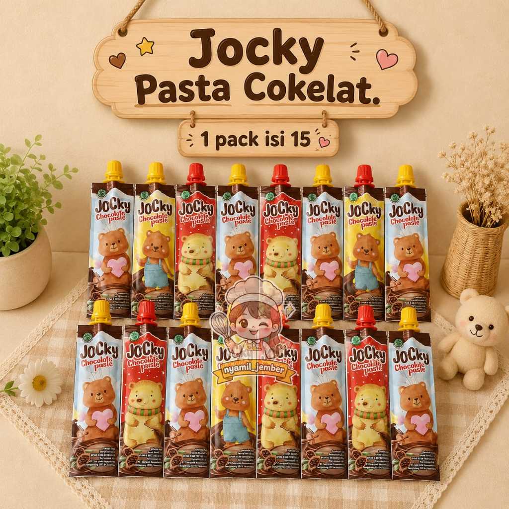 (15 pcs) JOCKY COKLAT PASTA