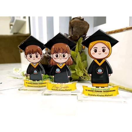 Plakat Wisuda Vandel Wisuda Plakat Akrilik Vandel Akrilik Mini / Piala Acrylic custom