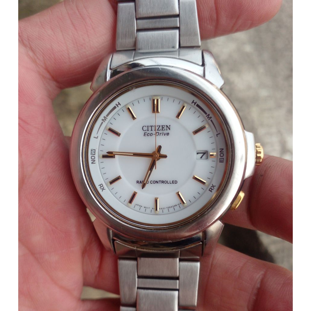 JAM TANGAN PRIA CITIZEN ECO DRIVE RADIO CONTROLLED original seken preloved