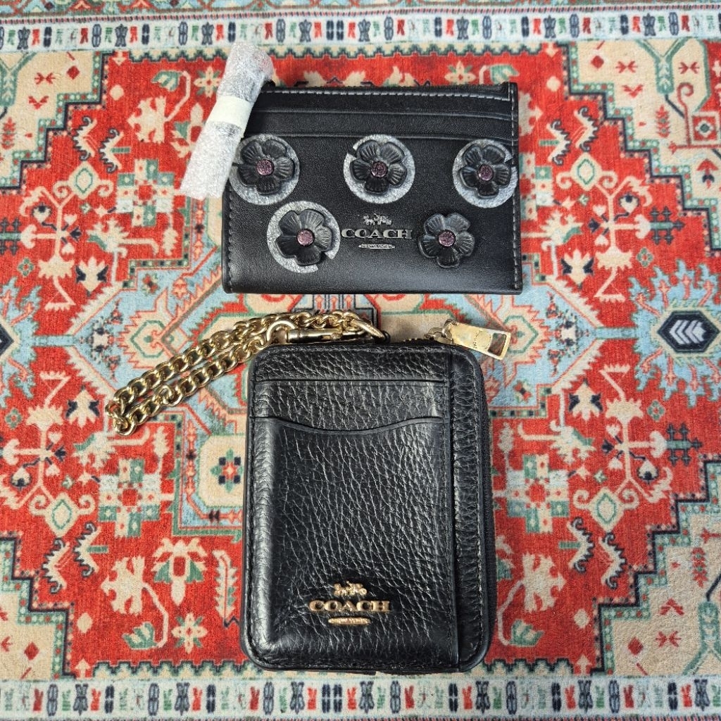 Dompet wanita kartu small wallet COACH Original
