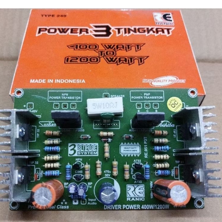 Kit power driver 3 tingkat mono ( 249 )