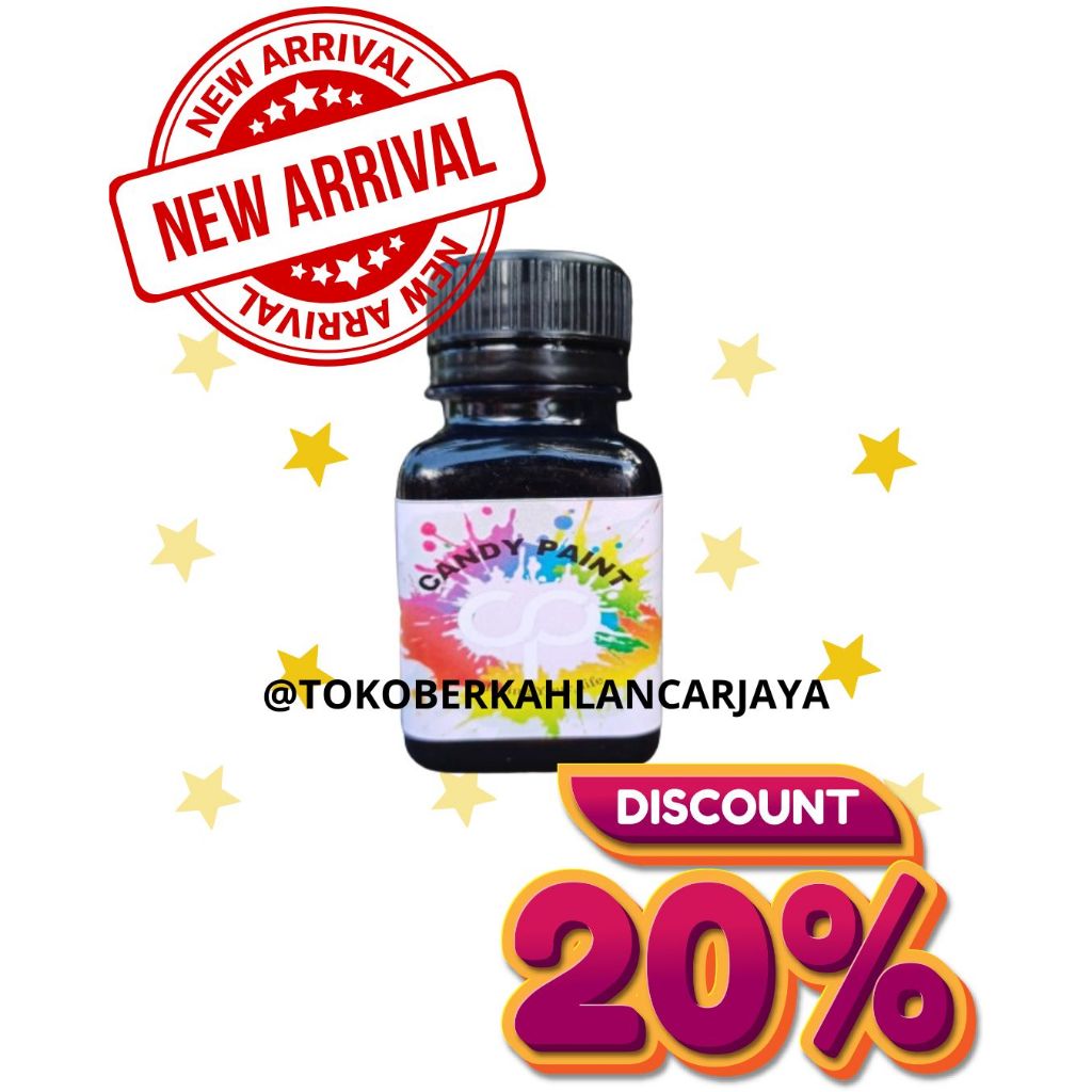 (OLES) 50 ML CAT CHROME CANDY PAINT CAT PEWARNA OLES CAT LOGAM BESI CHROME CANDY PAINT