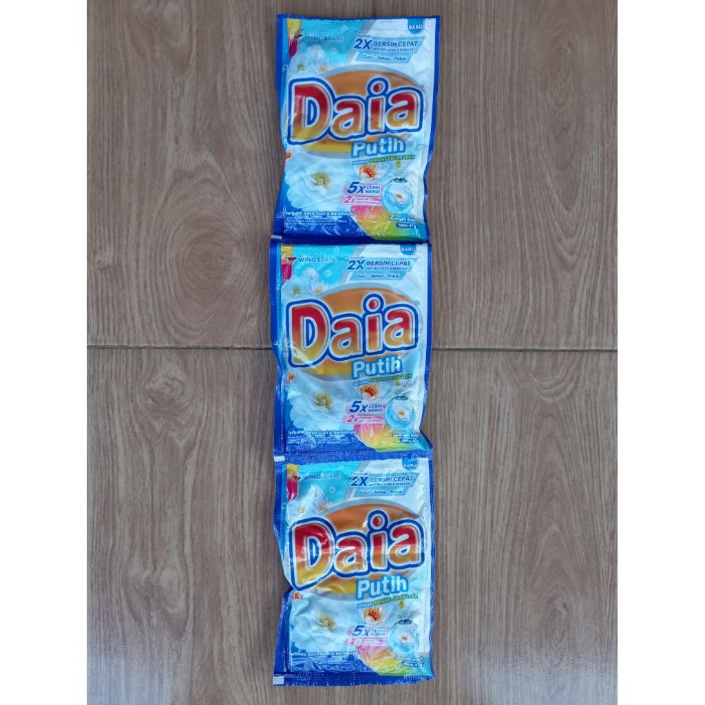 [3PCS] Daia PK Detergen Bubuk 1000 3pcs / Daia Bubuk Deterjen 1000an 3biji - K2RNY