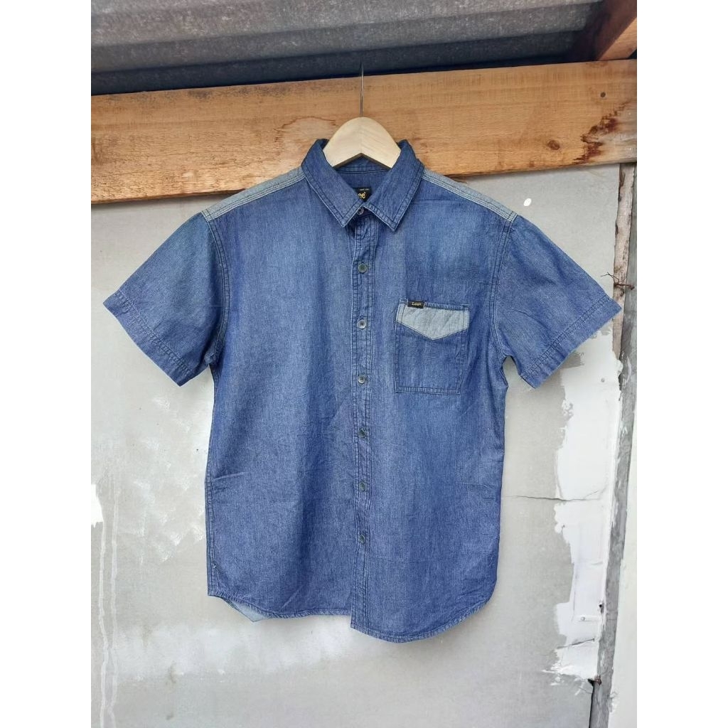 Lee Chambray Kemeja Jeans Denim Shirts