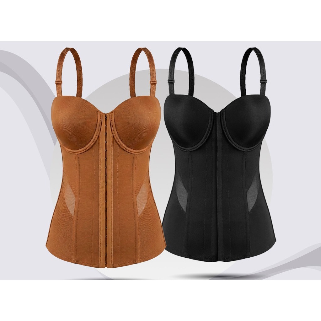 Longtorso Fiori Annabelle Size 32A - 42C | Half cup | Tali Bisa Dilepas & Membentuk Badan