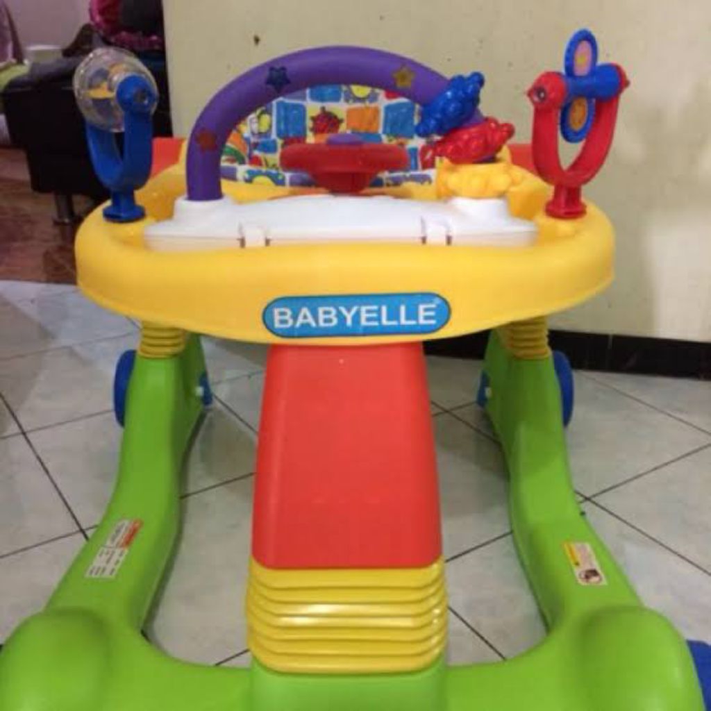 PRELOVED baby walker 2in 1 babyelle