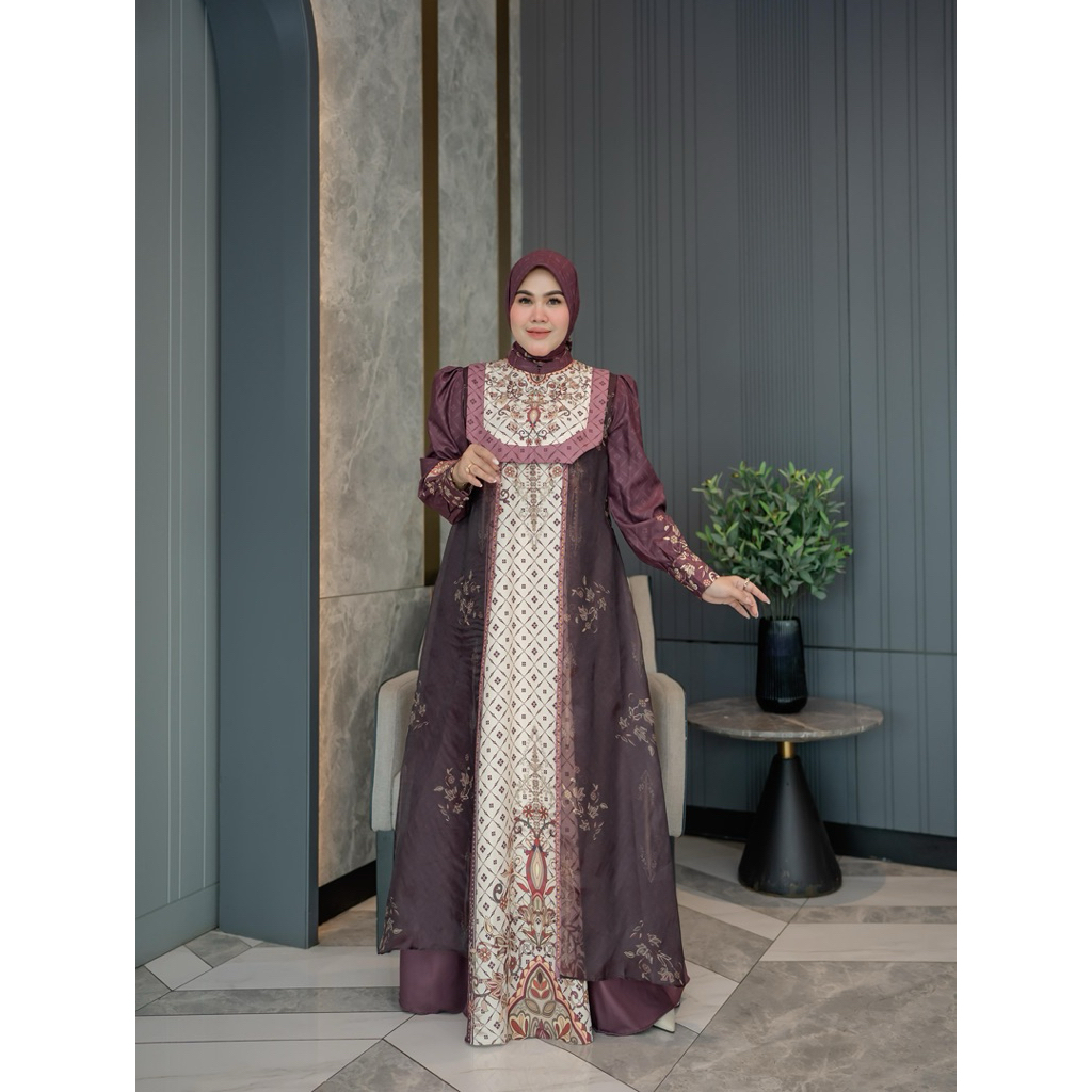 Gamis Syari Cantik Syahira Series By Azzahra Syari / Gamis Syari Cantik / Gamis Syari Kekinian / Gam