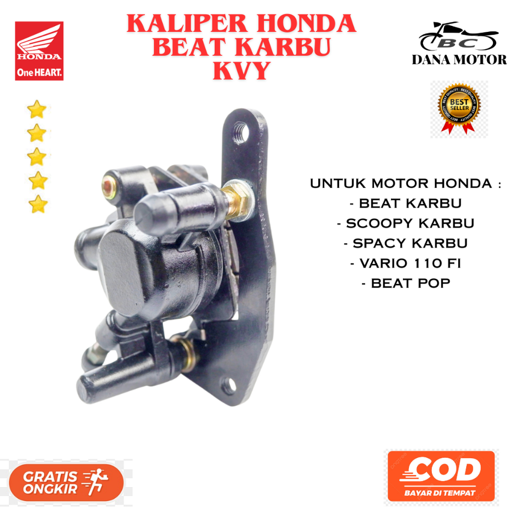 Kaliper Beat Ori / Caliper Honda Scoopy Karbu original Nisin - 45150-KVY-911