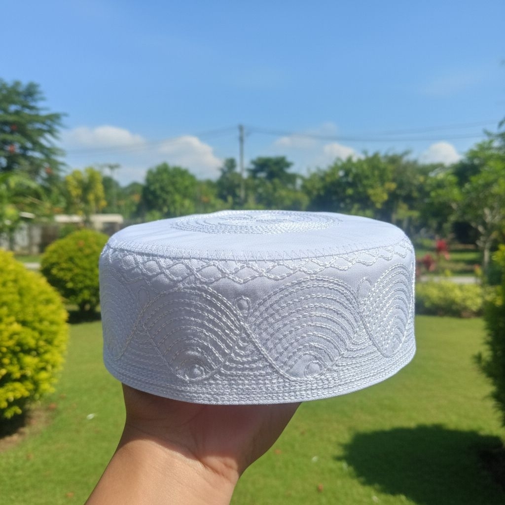 GROSIR 20 PCS/1 KODI/PECI HAJI MADINAH CEPER/PENDEK/PECI HAJI PUTIH/KOPIAH HAJI
