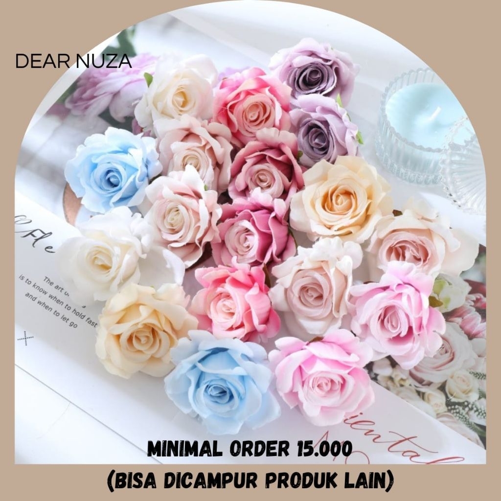 KS59 bunga mawar rose artificial dekor pernikahan mahar lamaran hiasan