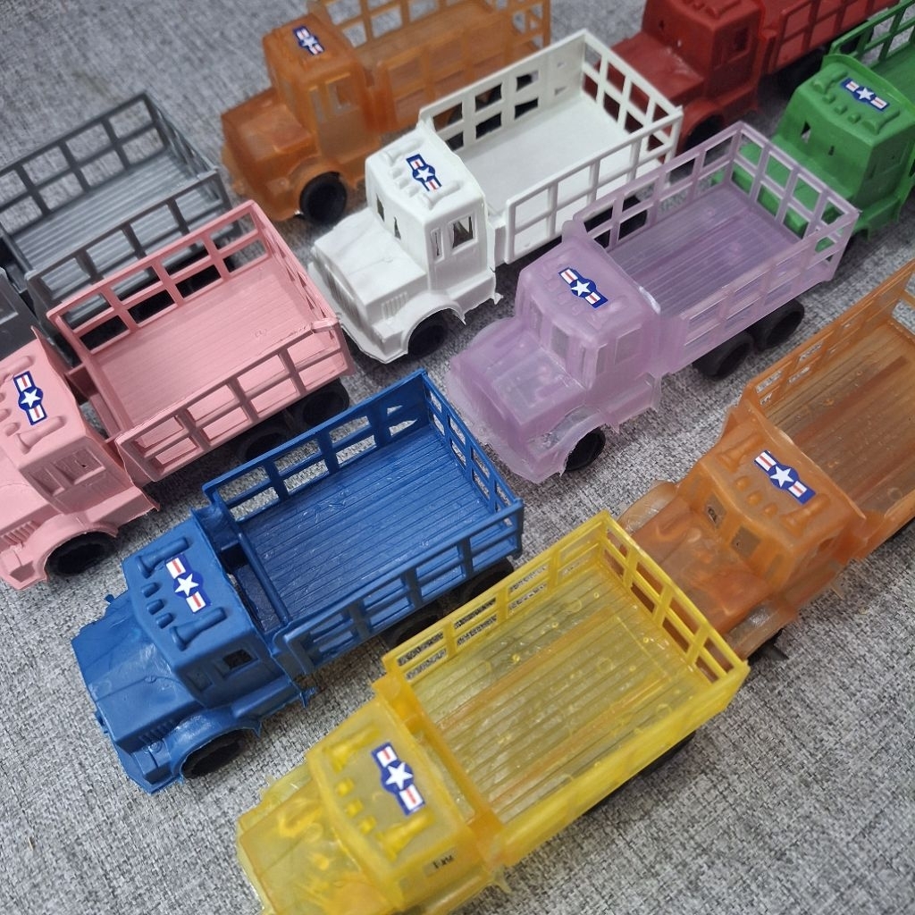 10 Pcs Mainan Truk Fuso Grosir Mobil TKB/Truk Keranjang Besar Lokal