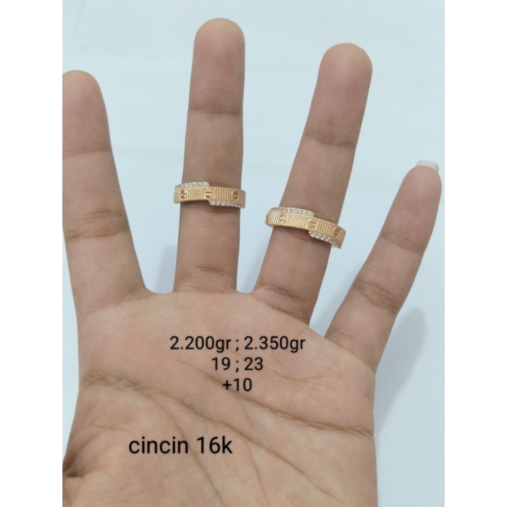 cincin emas 16 karat