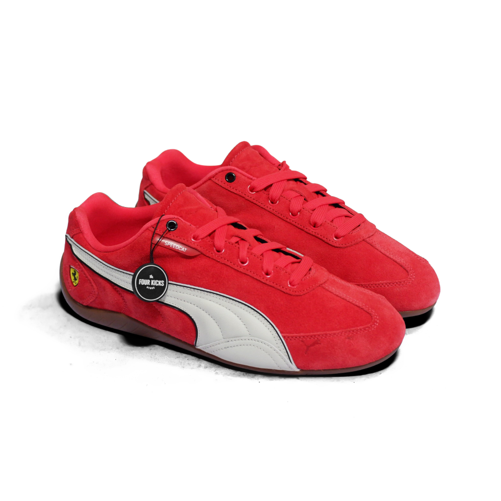 Puma Lifestyle Shoes Ferrari Speedcat Rosso Corsa Vapor Grey Mens 309125 02 - 100% ORIGINAL