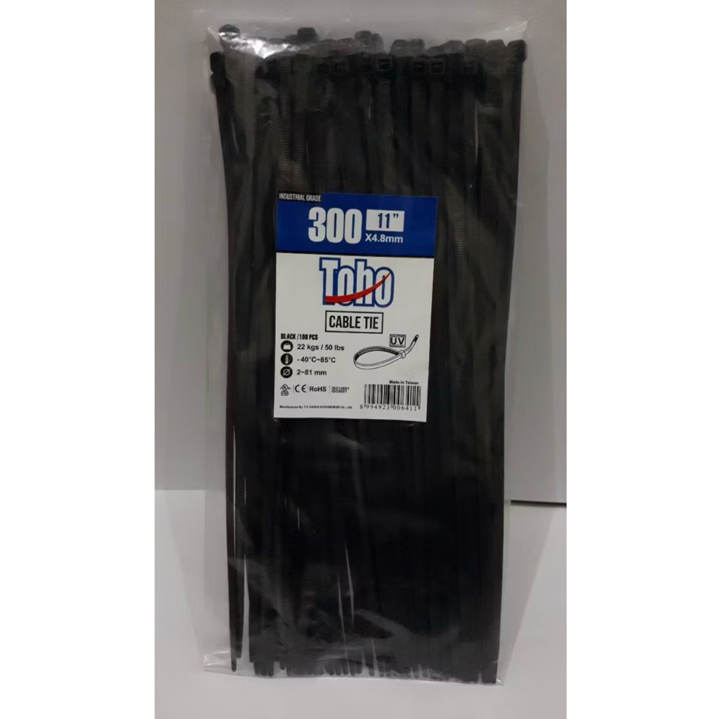 cable ties / kabel tis / kabel ties TOHO / 3,6x150 / 3,6x200 / 3,6x250