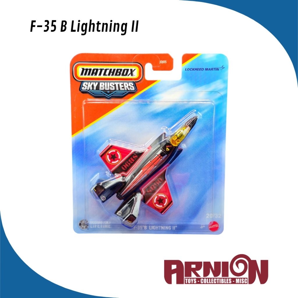 Diecast Matchbox Sky Busters 2026 - F-35 B Lightning II