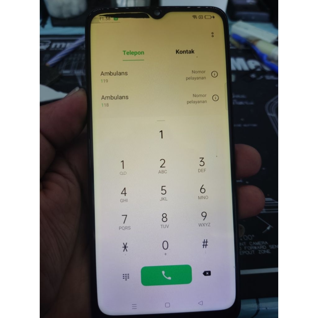 Lcd Oppo A5 2020 copotan