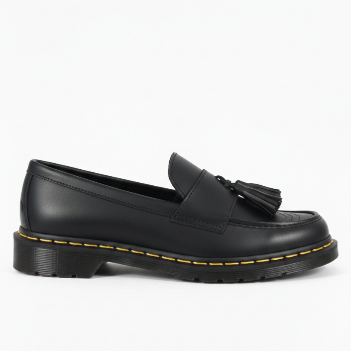 WILDER FOOTWEAR - Sepatu Loafers Pria Tassel Hitam Sol Tebal Chunky Shoes Kulit Premium Kasual Forma