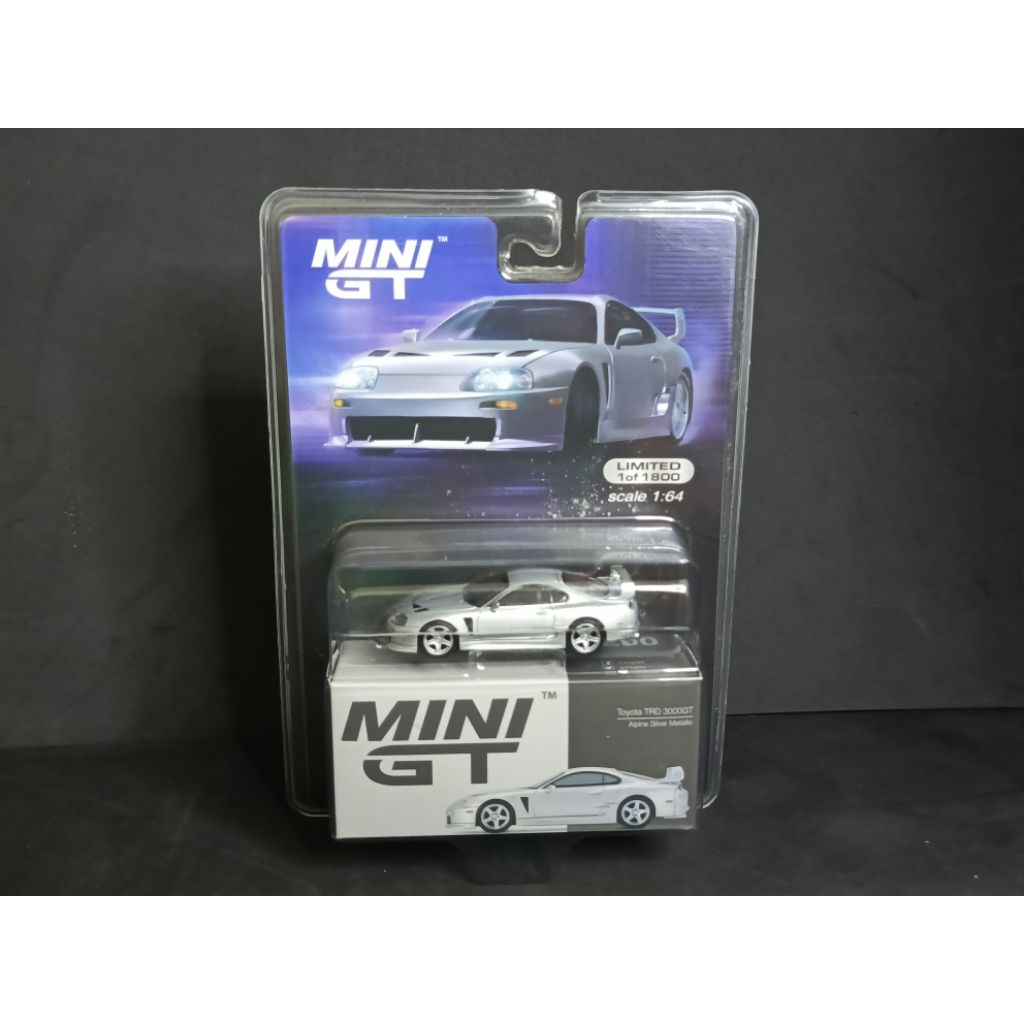 -MiniGT- Toyota Supra 3000TRD Silver