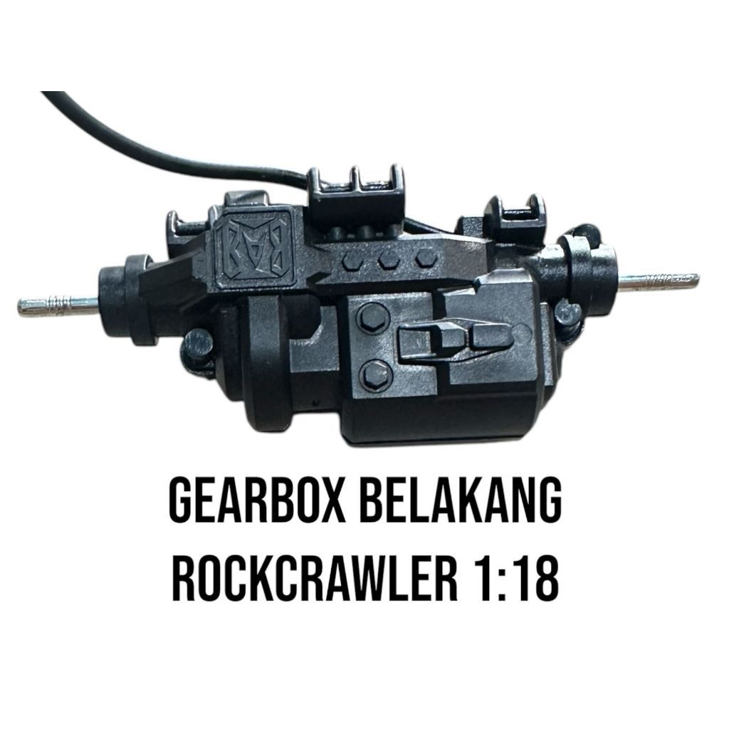 Gearbox Belakang RC - Kompatibel dengan Rock Crawler 1:20/1:22