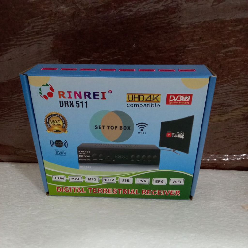 RINREI SET TOP BOX DRN511 / STB RINREI DRN511 DVBT2 TV Digital