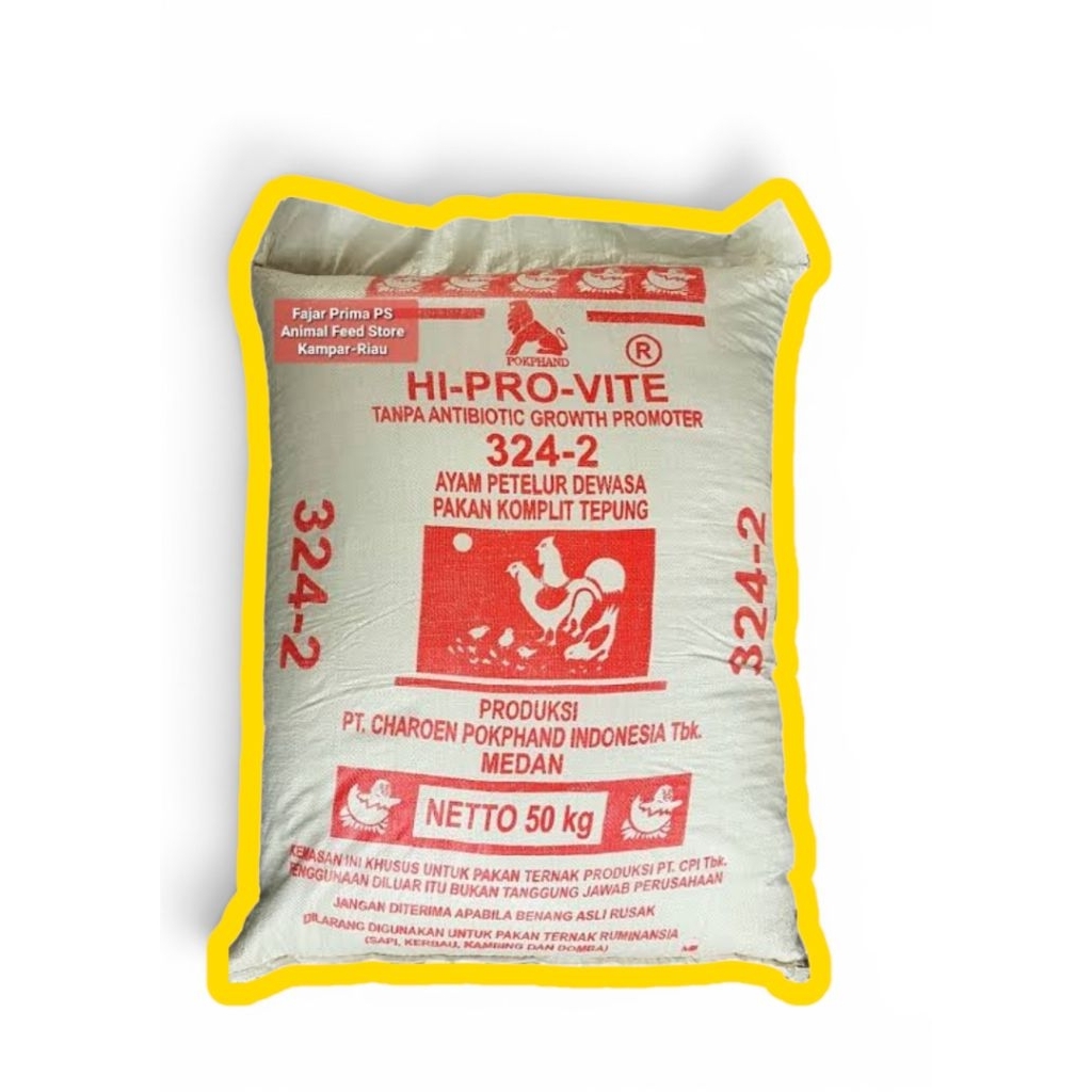 Pakan Komplit Ayam Petelur 324-2 (1 Kg) Pakan Ayam Petelur Dewasa.