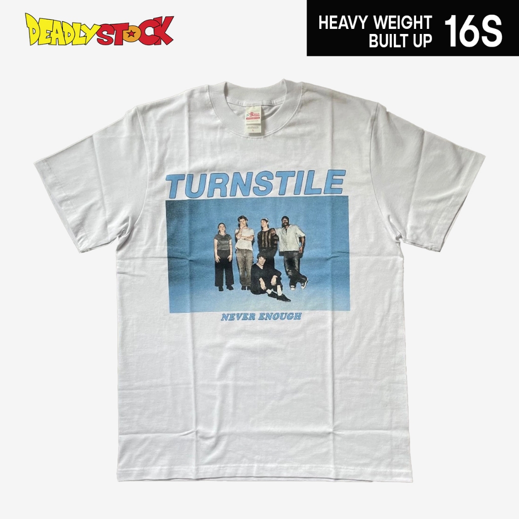Kaos band hardcore bootleg Turnstile Never Enough dari Deadlystock