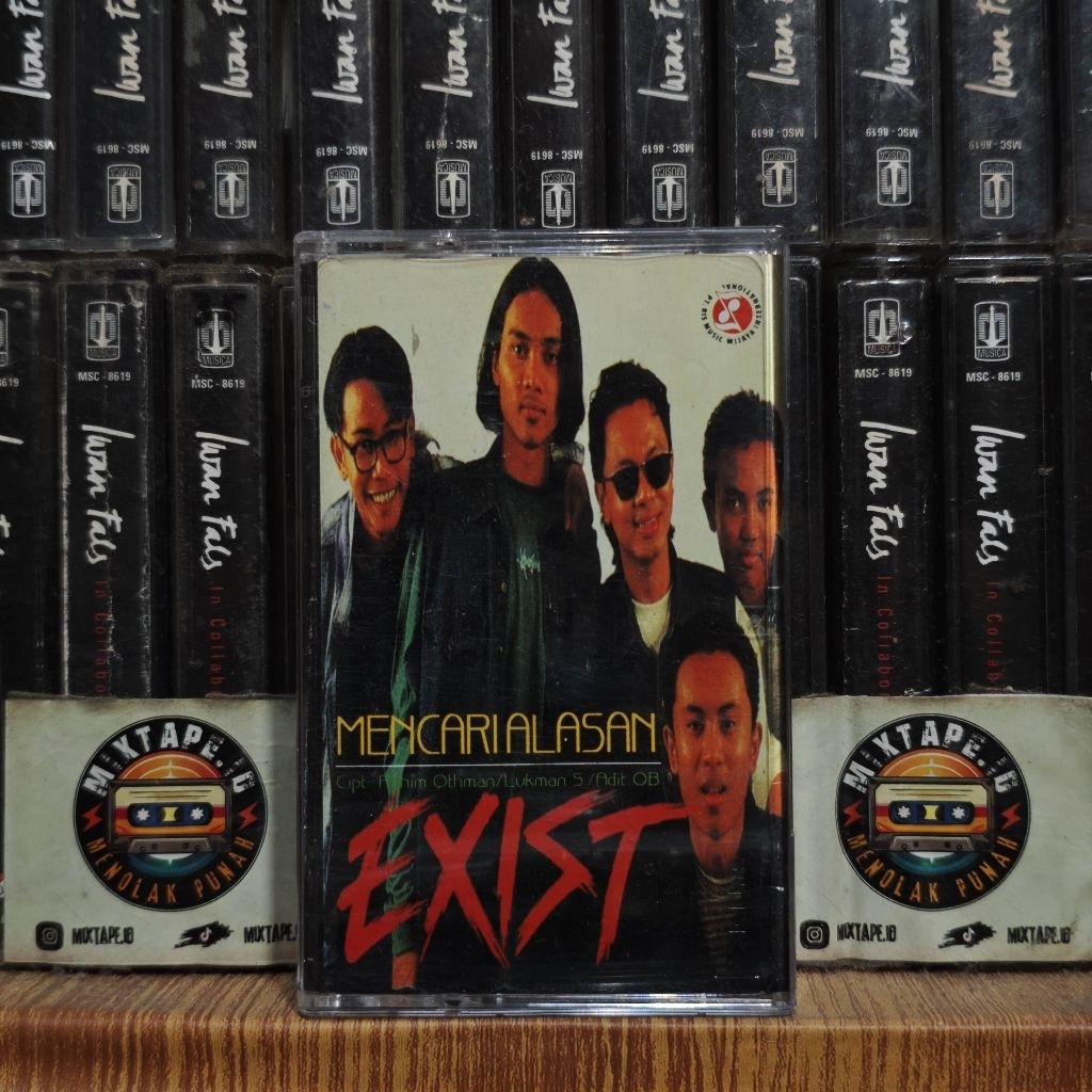 Kaset - Exist - Mencari Alasan - Radio Tape - Kaset Pita - Radio - Pemutar Kaset - Retro - Classic -