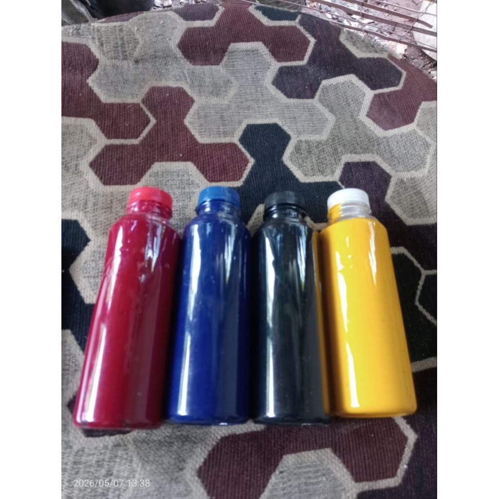 Biang Cat/Tinta Cemani Toka Asli 100% 250grm cat layangan Warna Kuning,Biru,Merah,Hitam