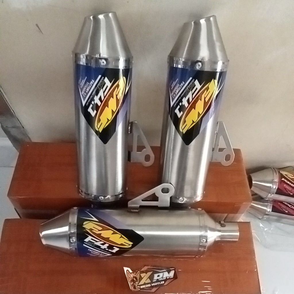canister only FMF f4.1 stainlees 38mm