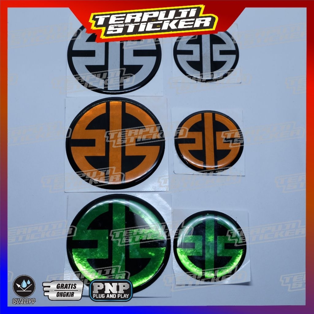 emblem timbul new kawasaki/emblem kawasaki bulat/emblem kawasaki h2