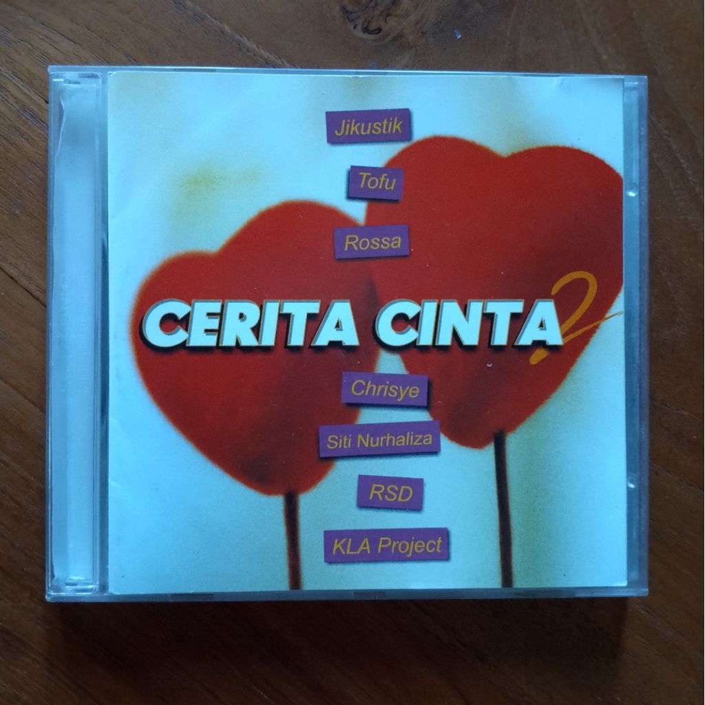 CD Kompilasi Cerita Cinta 2 (Lingua, ME, Hedi Yunus, Wayang, Baim& Lusy, RSD)